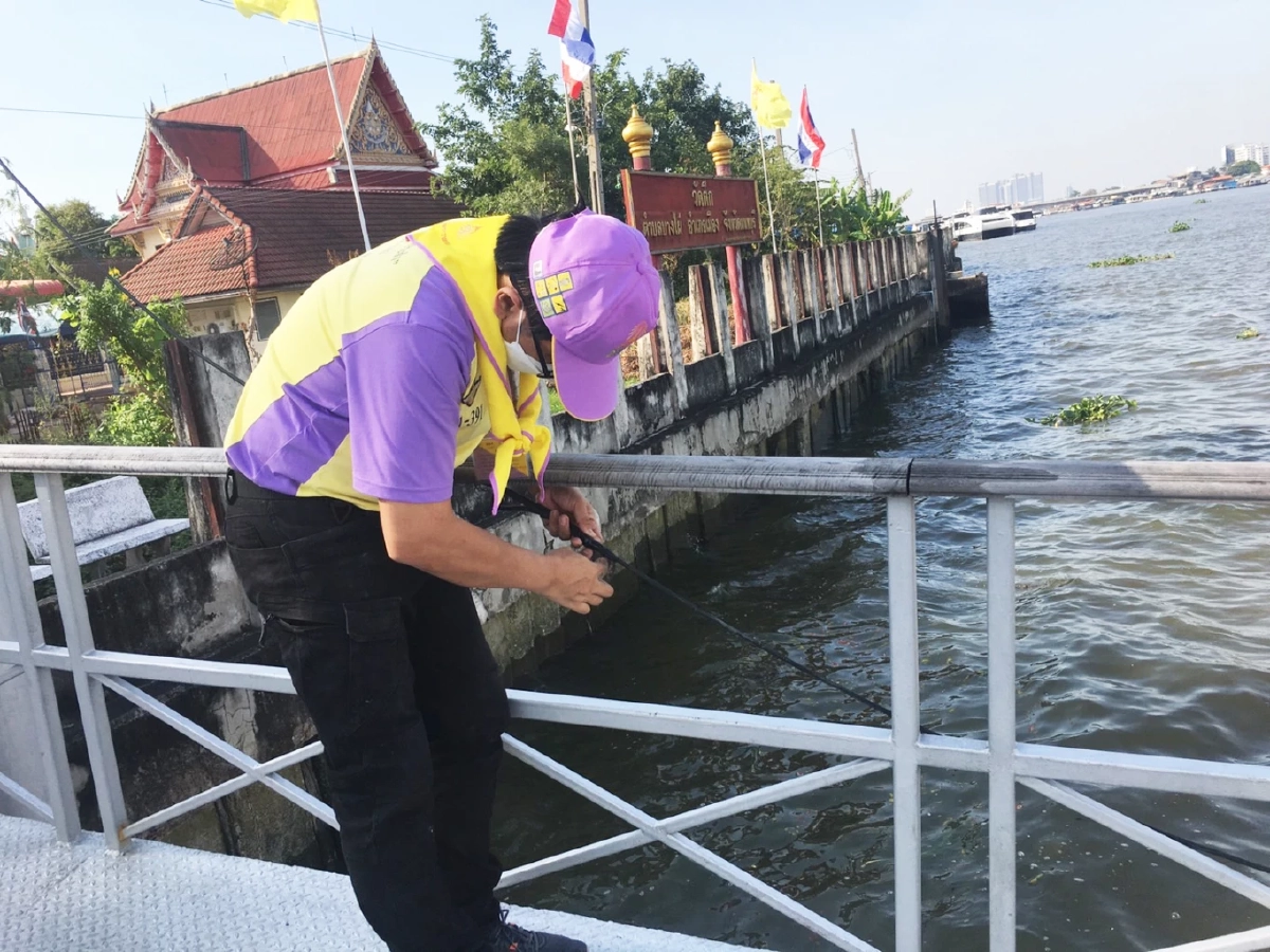 MEA ติดตั้งและมอบอุปกรณ์ป้องกันไฟฟ้าดูดท่าเทียบเรือสาธารณะ