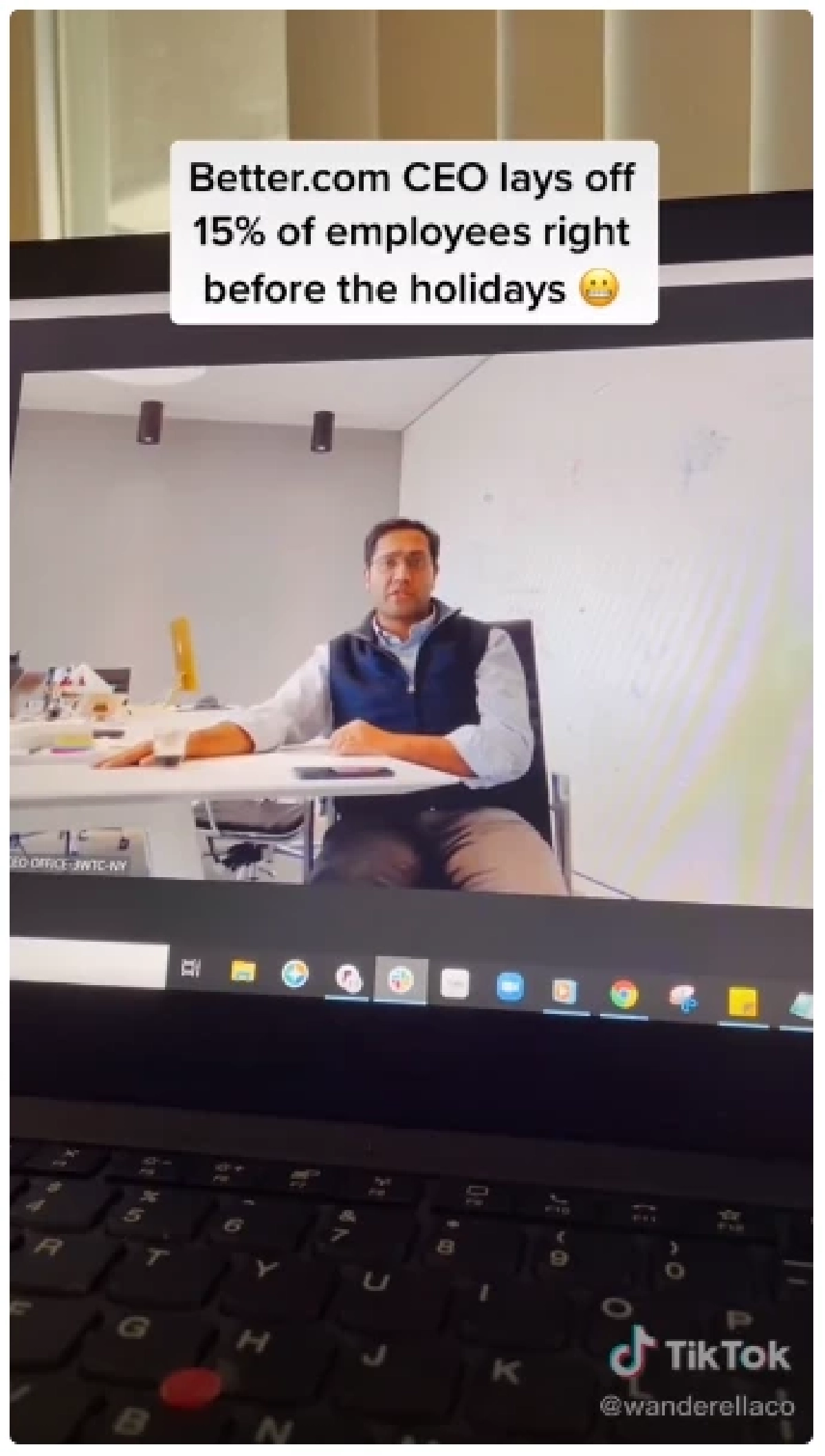 "เลิกจ้างผ่าน Zoom" ซีอีโอประกาศ พนักงาน 900 ชีวิต สุดช็อกตกงานฟ้าผ่า (คลิป)