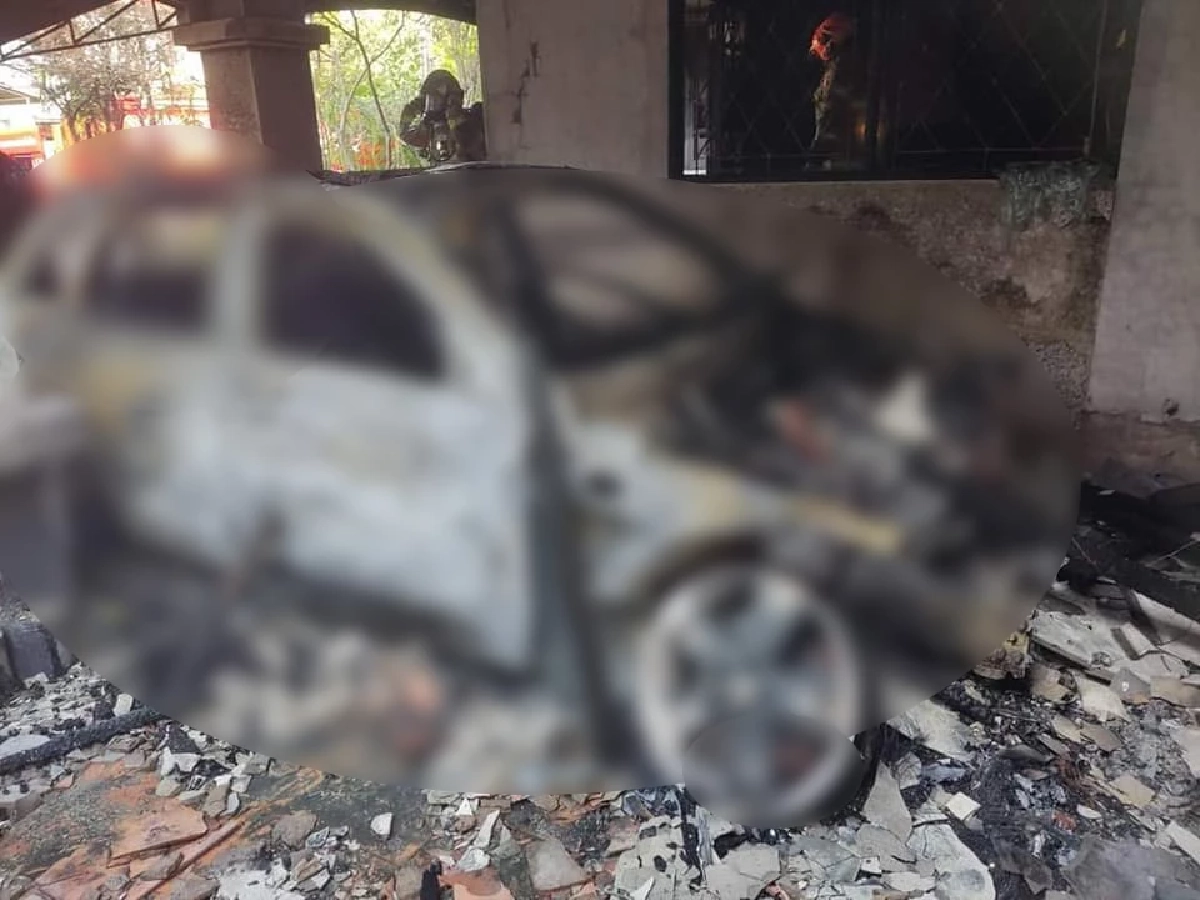 รถหรูไฟไหม้  Mercedes Benz เสียหาย ทรัพย์สิน ห้องฉุกเฉิน