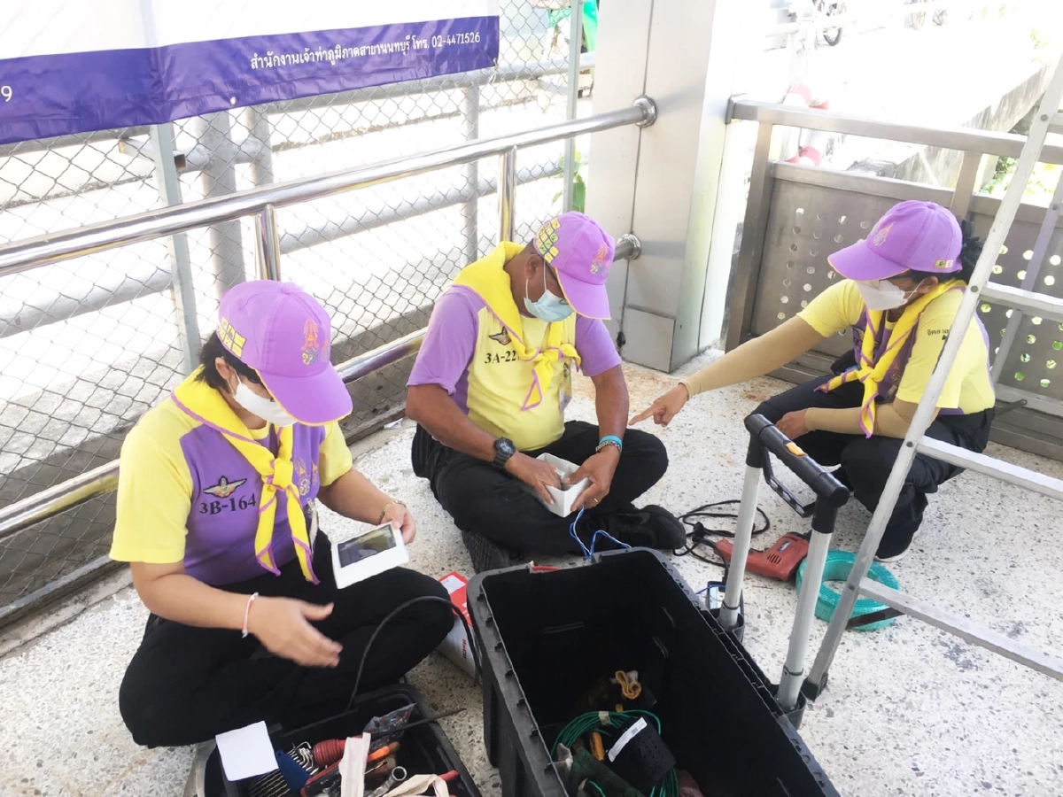 MEA ติดตั้งและมอบอุปกรณ์ป้องกันไฟฟ้าดูดท่าเทียบเรือสาธารณะ