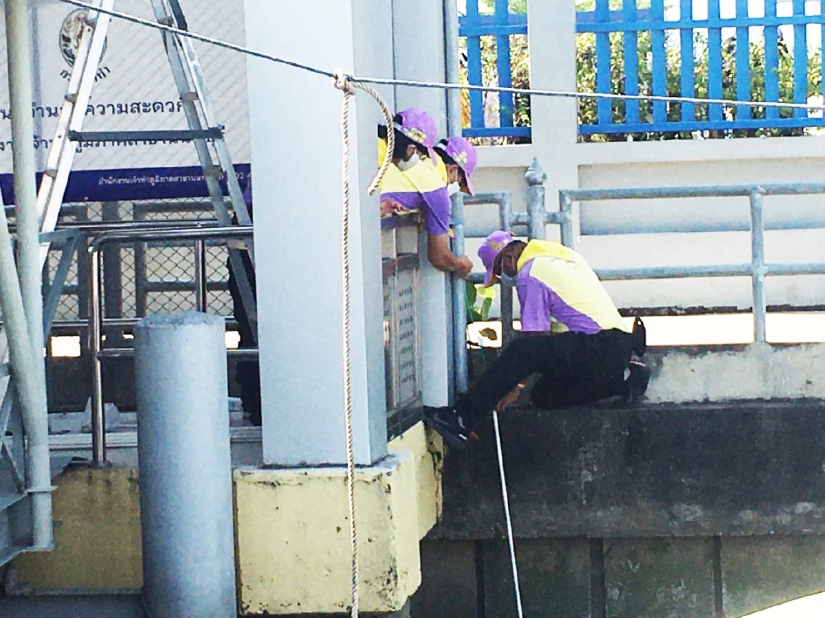 MEA ติดตั้งและมอบอุปกรณ์ป้องกันไฟฟ้าดูดท่าเทียบเรือสาธารณะ