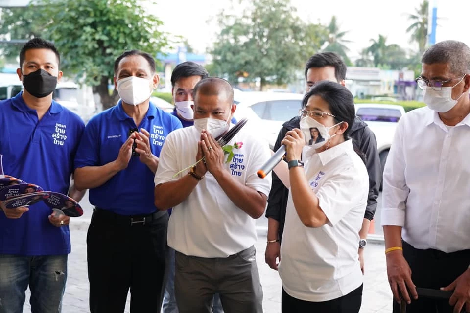 "ไทยสร้างไทย" ขยับเปิดตัว ว่าที่ผู้สมัคร ส.ส.นนทบุรี วาง "อนุศักดิ์ เรืองชู" ลงพื้นที่บางกรวย