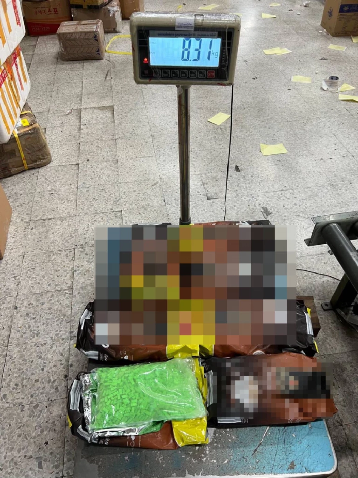 "กรมศุลฯ" ยึด "ยาอี"  กว่า 5 หมื่นเม็ด ต้นทางจากเยอรมัน ผ่านไทย ปลายทาง สปป.ลาว