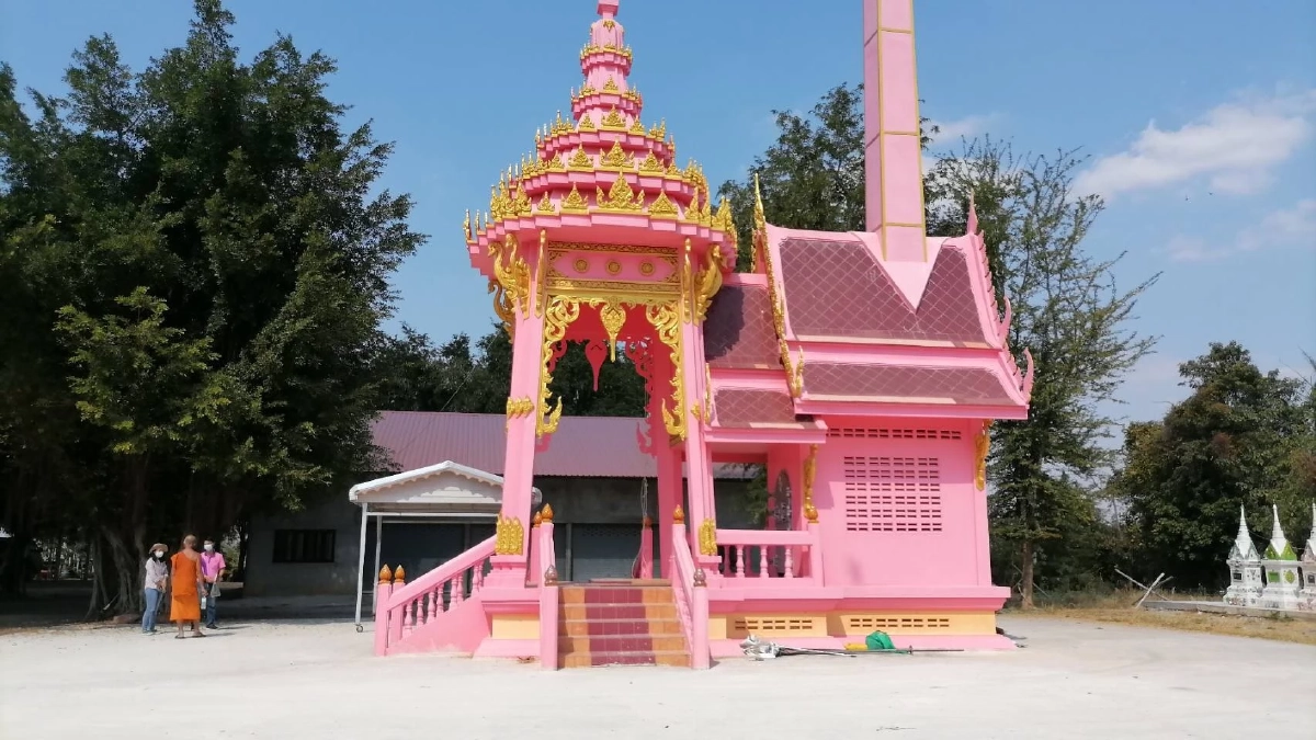 \"เมรุสีชมพู\" กุศโลบาย ลดโศกเศร้า กลางคืนเดินผ่านก็ไม่กลัว