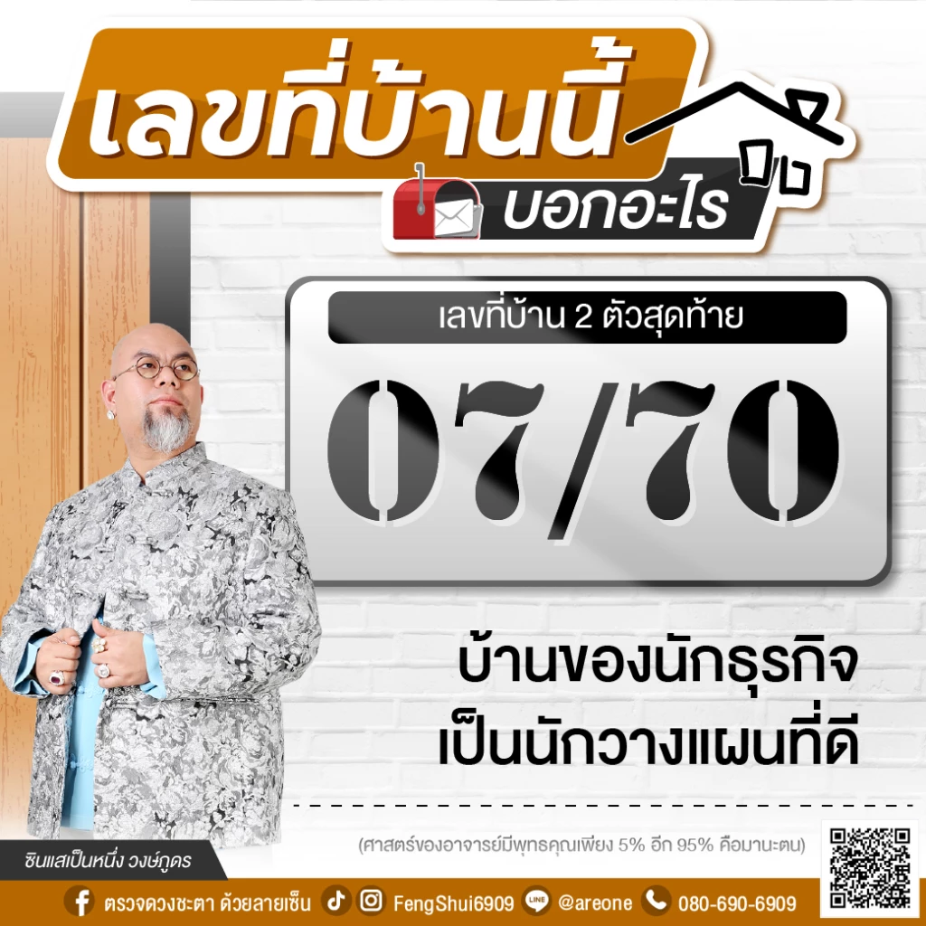 2 หลักสุดท้าย "เลขที่บ้าน" บอกอะไร ฉบับซินแสเป็นหนึ่ง วงษ์ภูดร