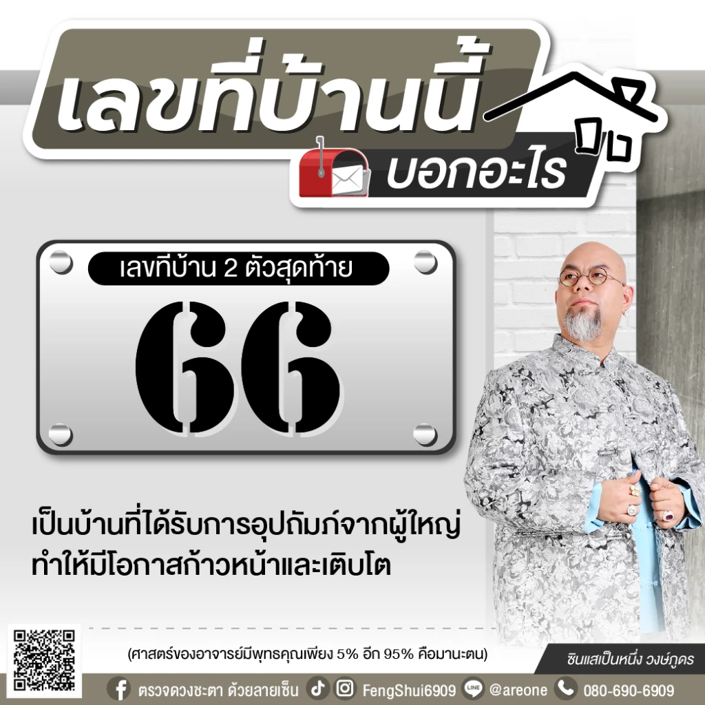 2 หลักสุดท้าย "เลขที่บ้าน" บอกอะไร ฉบับซินแสเป็นหนึ่ง วงษ์ภูดร