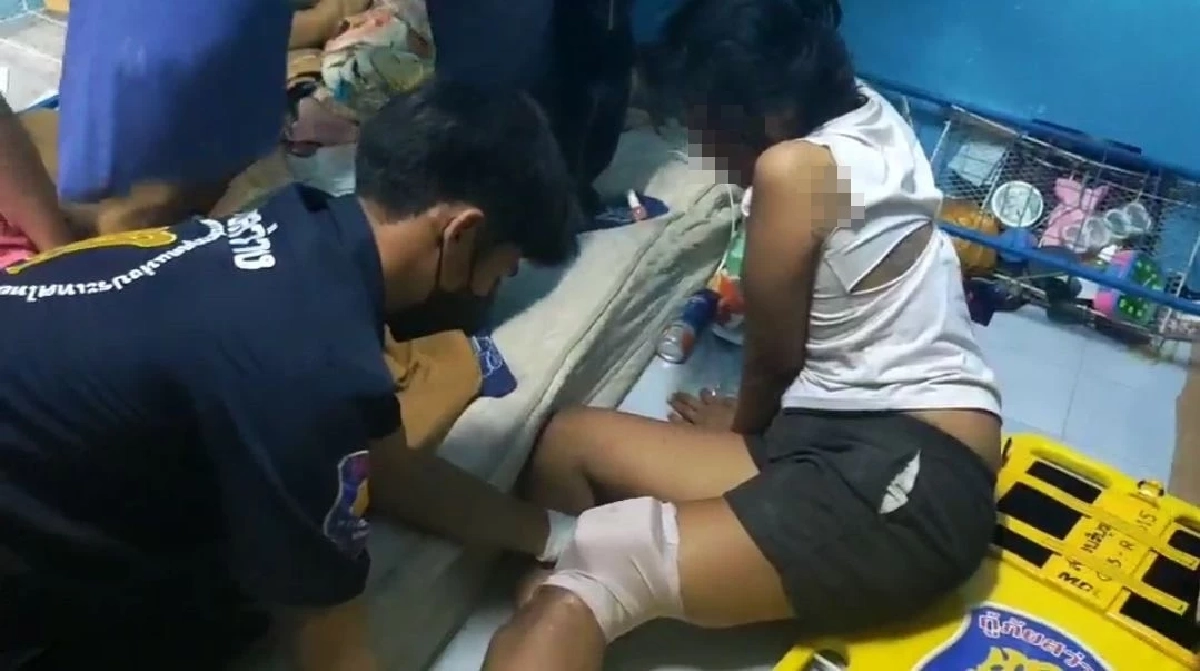 เหล้าเป็นเหตุ "หนุ่มระแวงสาวปันใจ" คว้ามีดแทงเจ็บ สำนักผิดโผกอดทั้งน้ำตา