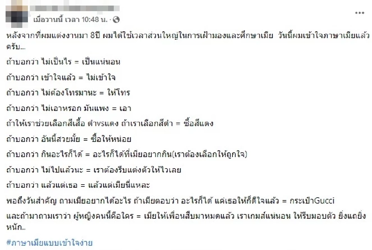 เมีย, ภาษาเมีย, วาเลนไทน์, ไวรัล, แต่งงาน, ภรรยา