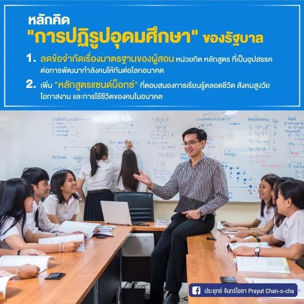 นายกฯ เร่งผลักดัน"ปฏิรูปการศึกษา" เน้นปฏิบัติ พัฒนาคนให้ทันโลก