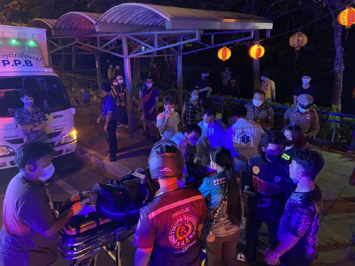 "2 โจ๋ปากน้ำ" กลับจากเที่ยวงานโคมไฟ เกิดเขม่นกับอีกกลุ่มโดน "ไล่แทง"สาหัส