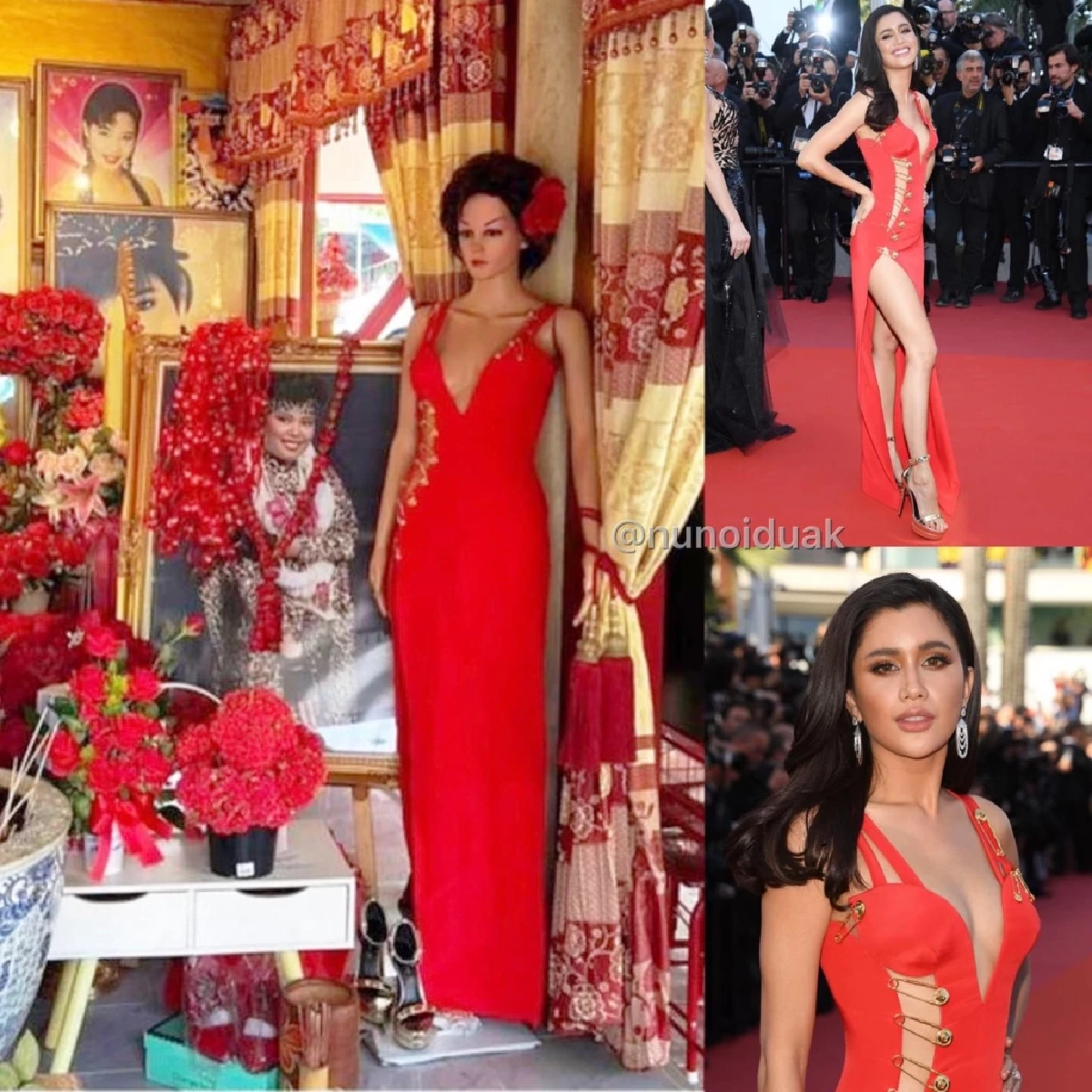 "ปู ไปรยา" มอบชุด Versace ที่ใส่เดินพรมแดงเมืองคานส์ ถวาย พุ่มพวง ดวงจันทร์