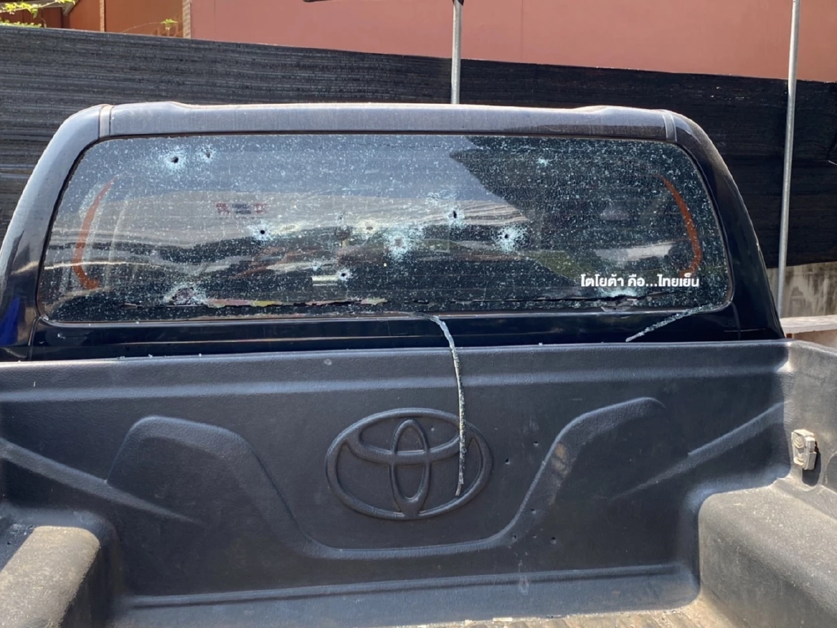 รอยกระสุนจากฝีมือ ป่าไม้ปืนโหด