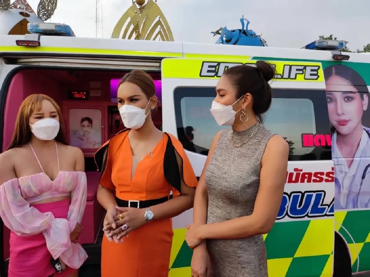 เสร็จแล้วรถกู้ชีพ "แตงโม" ใช้งบตกแต่งครึ่งล้าน มอบให้ทีมที่เจอศพคนแรก