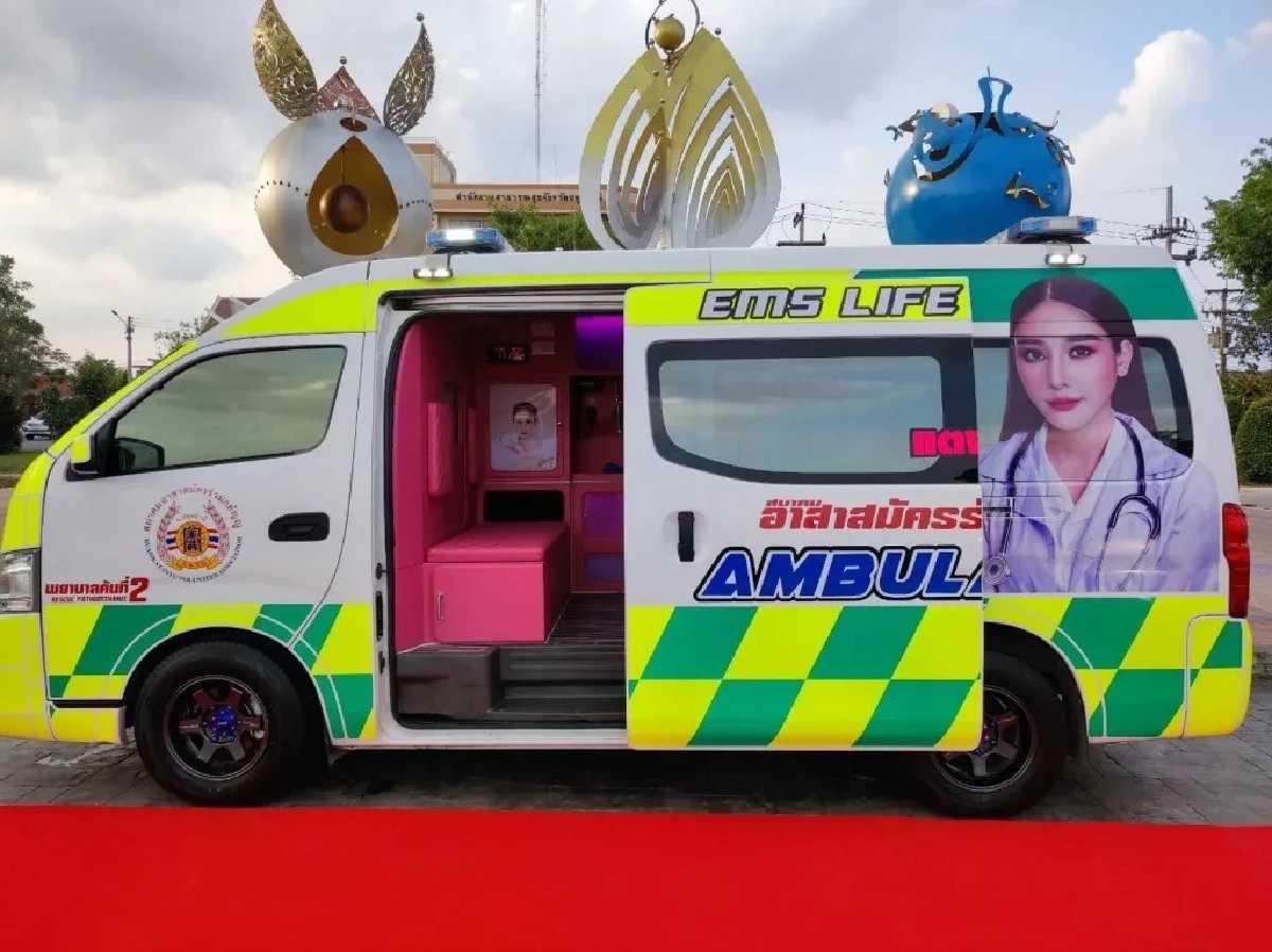 เสร็จแล้วรถกู้ชีพ "แตงโม" ใช้งบตกแต่งครึ่งล้าน มอบให้ทีมที่เจอศพคนแรก