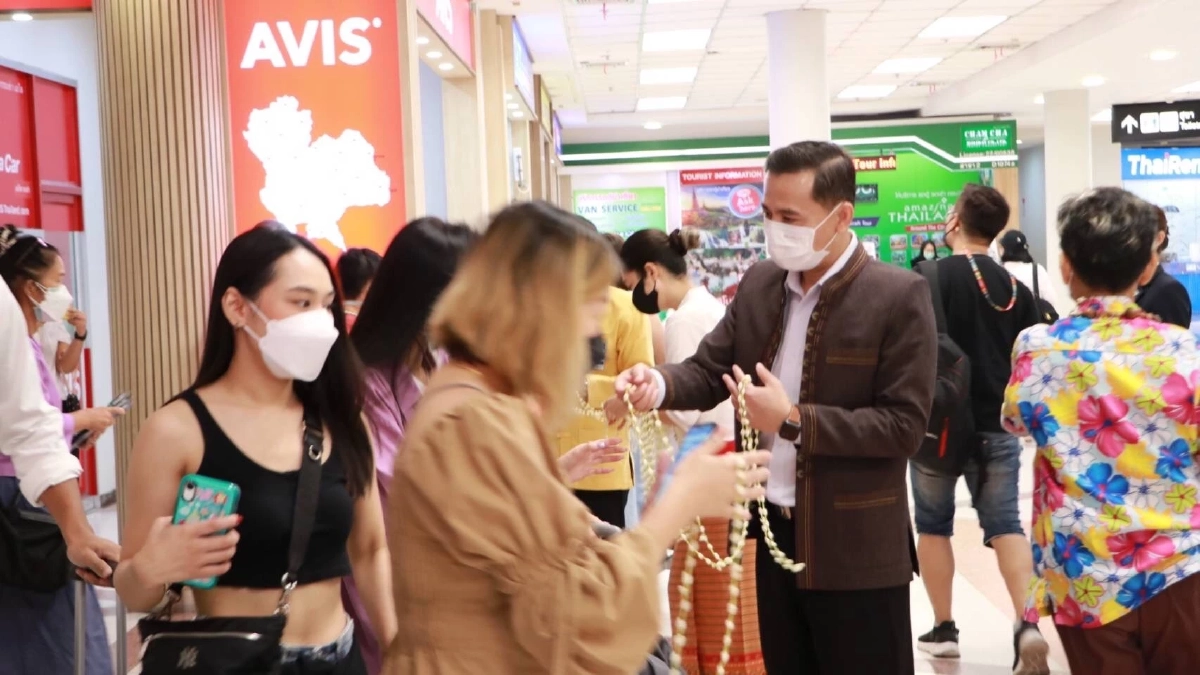 ท่าอากาศยานเชียงใหม่ ต้อนรับผู้โดยสาร มาเยือนช่วงเทศกาล "สงกรานต์"