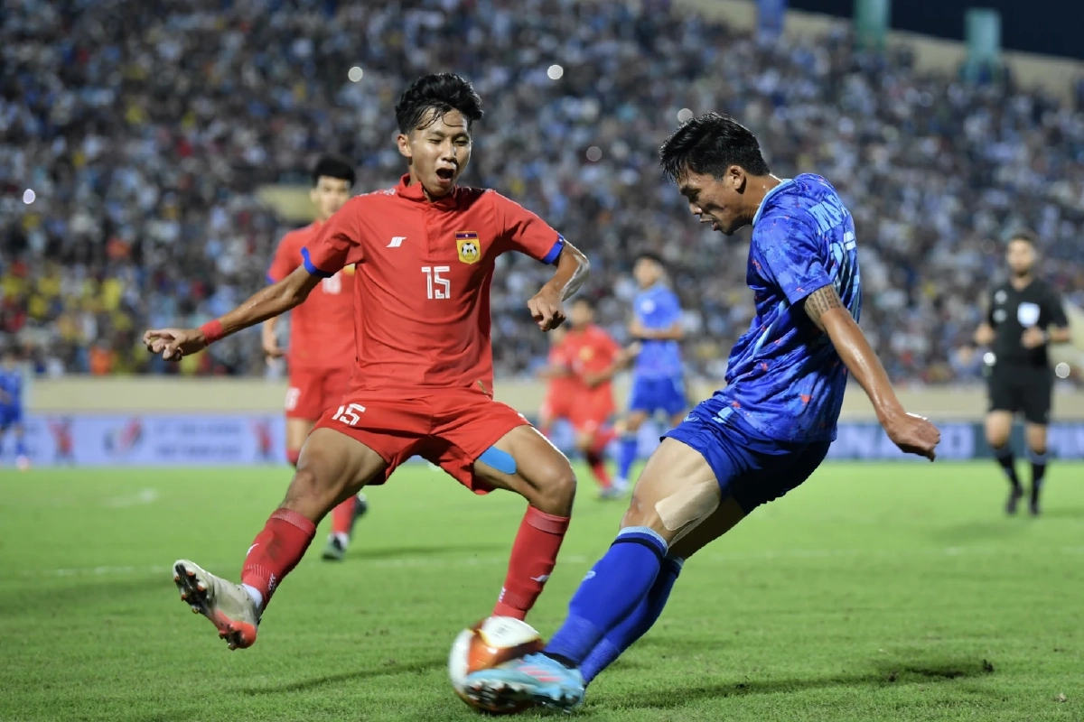 "ฟุตบอลทีมชาติไทย" เก็บชัย  สปป.ลาว ยึดจ่าฝูงกลุ่ม - ลิ่ว 4  ทีม "ซีเกมส์ 2021"