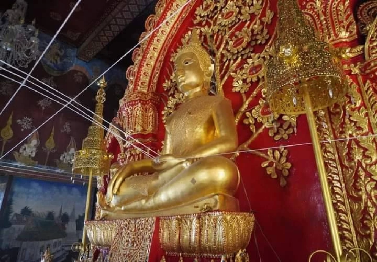 ชมความงาม พระอินทร์แปลง พระพุทธรูปศิลปะล้านช้าง กลางเมืองอยุธยา