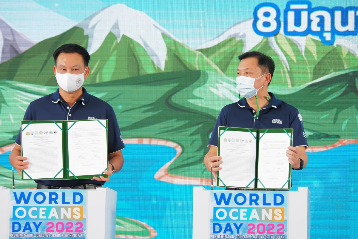 “ทส. จับมือภาคีเครือข่าย” ลงนามบันทึกความร่วมมือแก้ไขปัญหาขยะทะเล