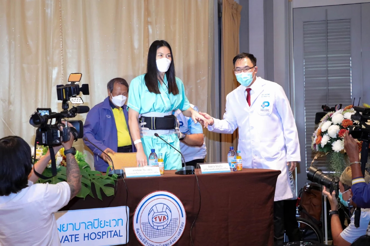 "ทัดดาว" ตบสาวไทย อาการดีขึ้นแล้ว คาดพัก 6-8 สัปดาห์ ก่อนกลับมาฝึกซ้อม