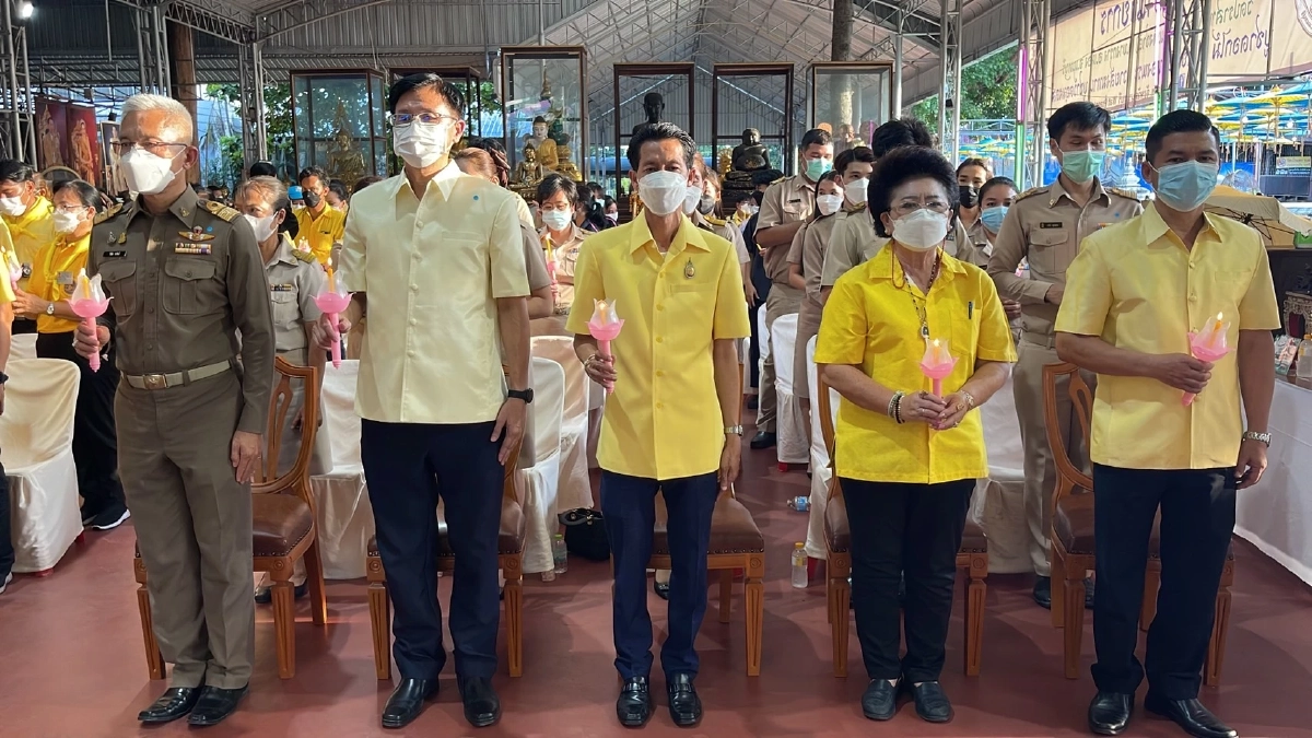 "พิธีเจริญพระพุทธมนต์"  เพื่อสืบสานพระราชปณิธาน ธรรมราชินี