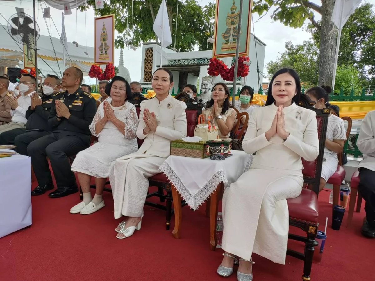 พิธีบรรจุพระบรมธาตุในพระเกศหลวงพ่อแจ้ง เบิกเนตรสมโภช รูปหล่อ"พญายักษ์"