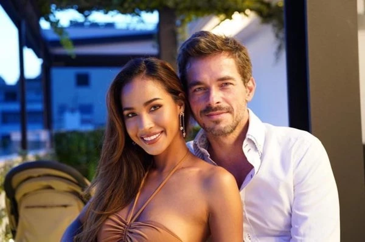 จูบปากโชว์ "เมญ่า นนธวรรณ" กับแฟนใหม่ฝรั่ง ฉลองครบรอบดูใจ 1 ปี