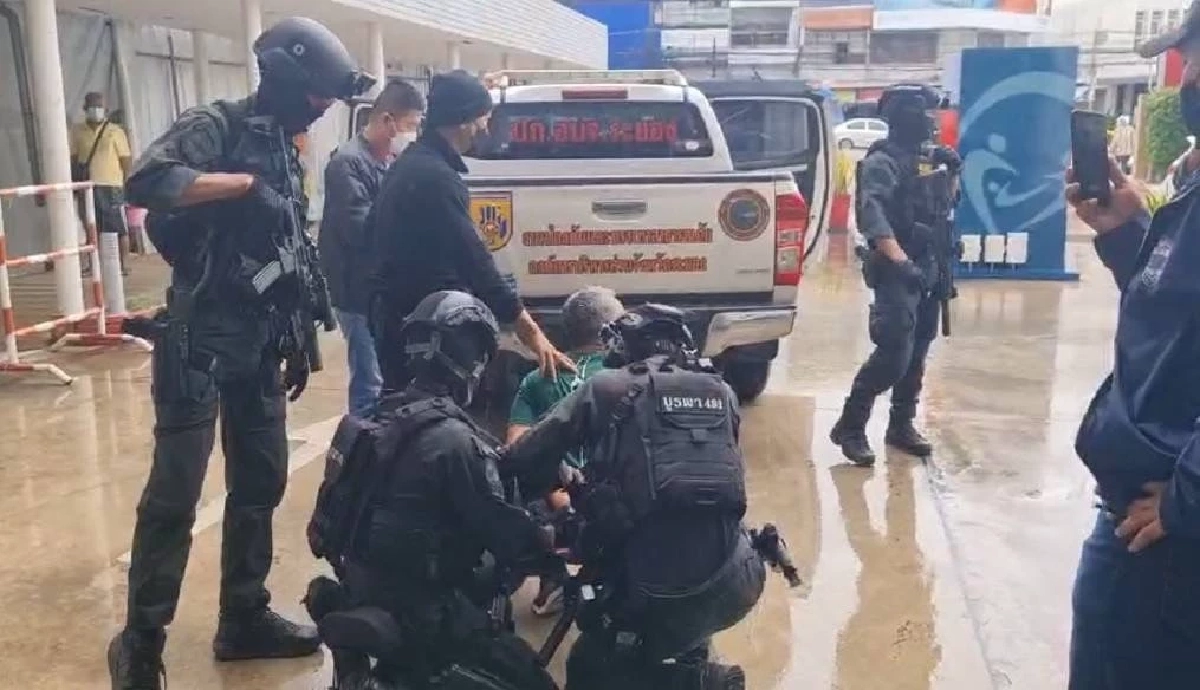 ชุดปฎิบัติการพิเศษบูรพา 491 เข้าคุมตัวผู้ต้องหา