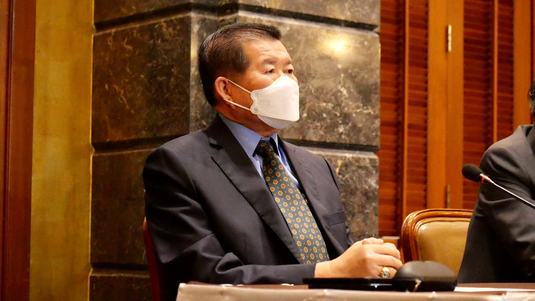 นิพนธ์ บุญญามณี รัฐมนตรีช่วยว่าการกระทรวงมหาดไทย