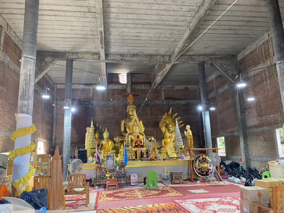 พระอุโบสถ วัดถ้ำคีรีธรรม จ.กาญจนบุรี 