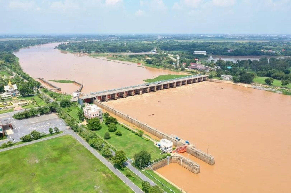 เขื่อนเจ้าพระยาลดปริมาณการระบายน้ำ 