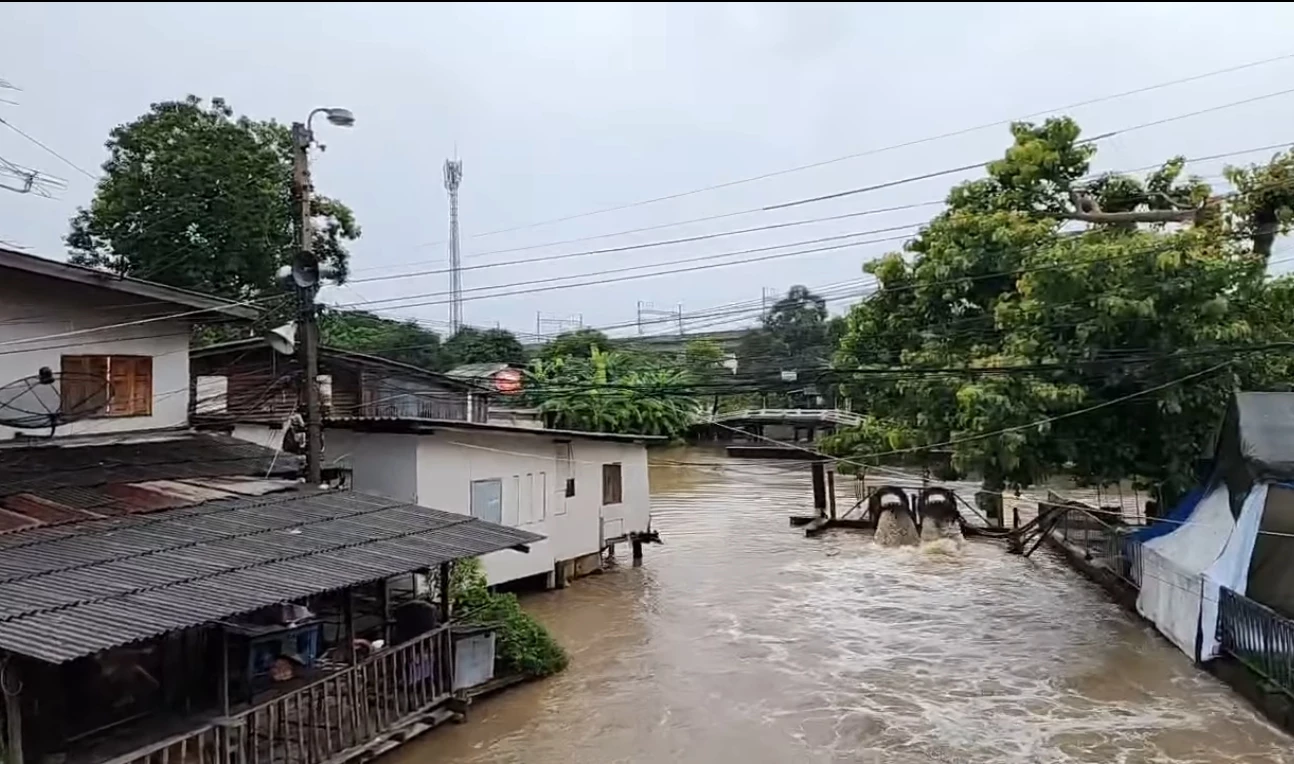 สภาพน้ำในคลองกรุงเทพฯ