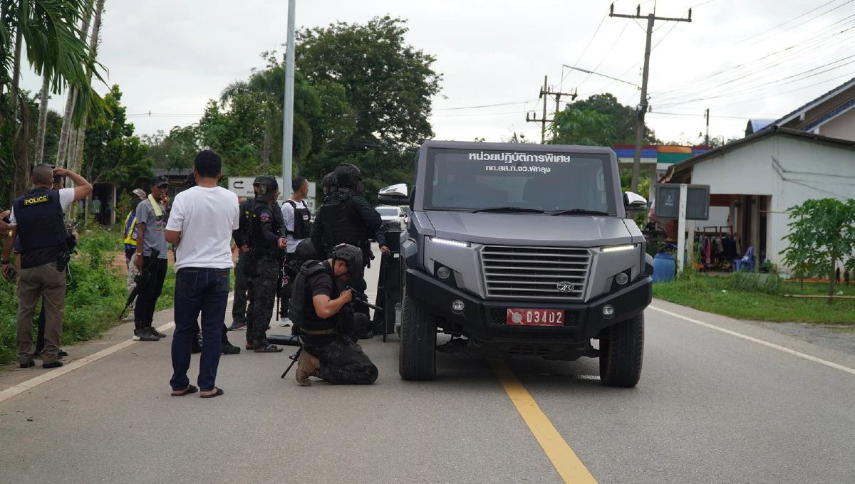 ปิดล้อมคนร้ายก่อเหตุจับชาวบ้านและลูกสาวเป็นตัวประกัน