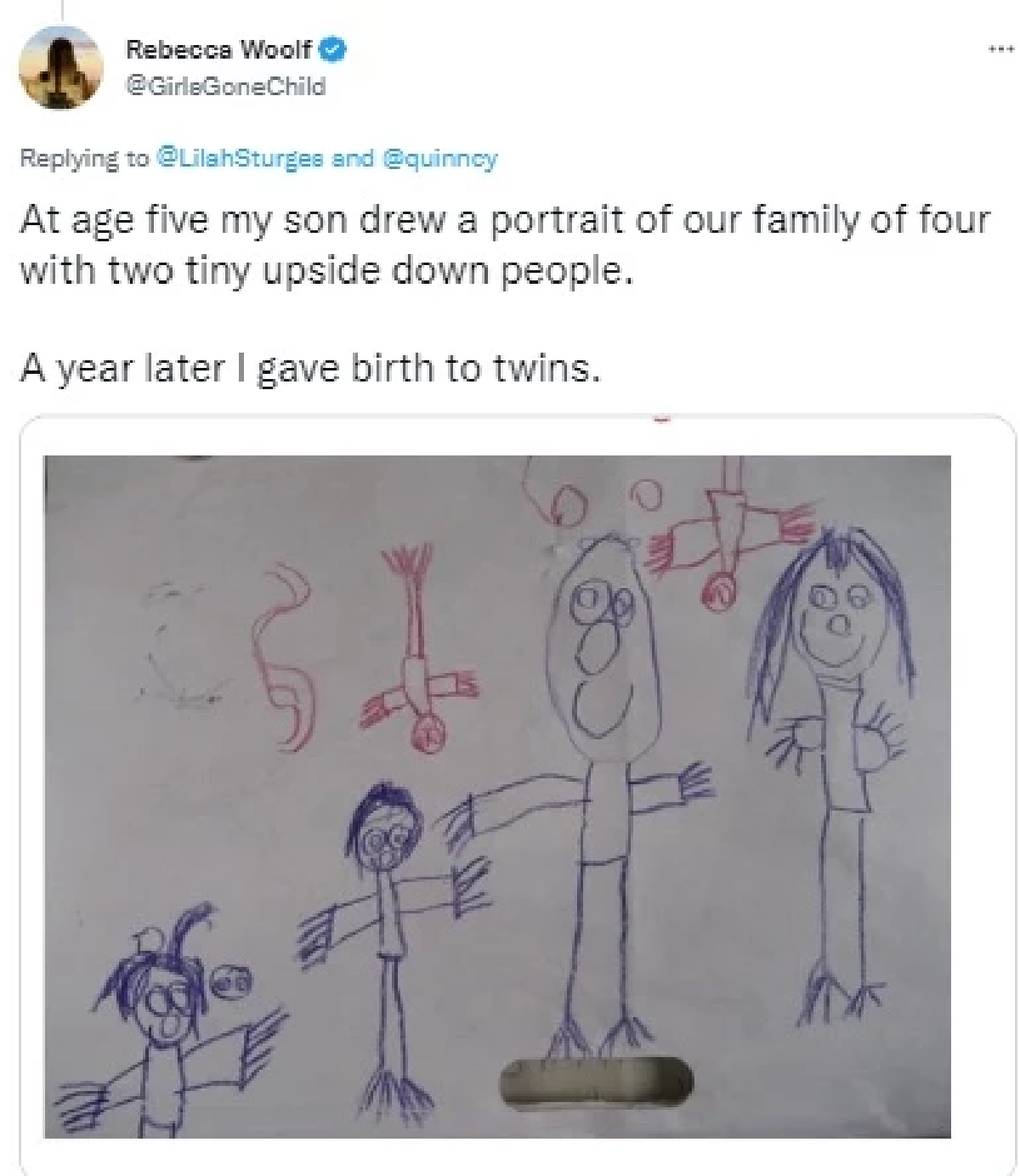  ลูกชาย 5 ขวบวาด "รูปครอบครัว" แปลก ๆ ไม่กี่เดือนจากนั้น ถึงรู้ว่าเป็นคำทำนาย