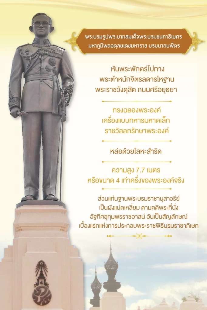 เจาะลึก รายละเอียด พระบรมราชานุสาวรีย์ ในหลวง ร.9 ก่อนพิธีเปิด 13 ...