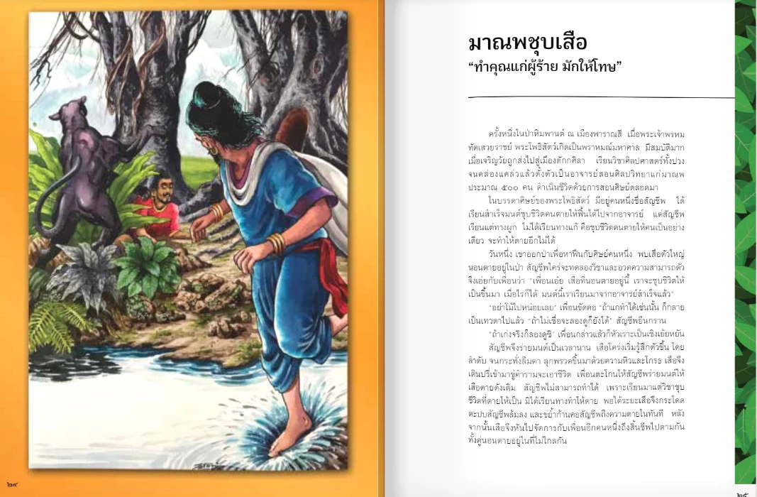 หนังสือชาดก มาณพชุบเสือ