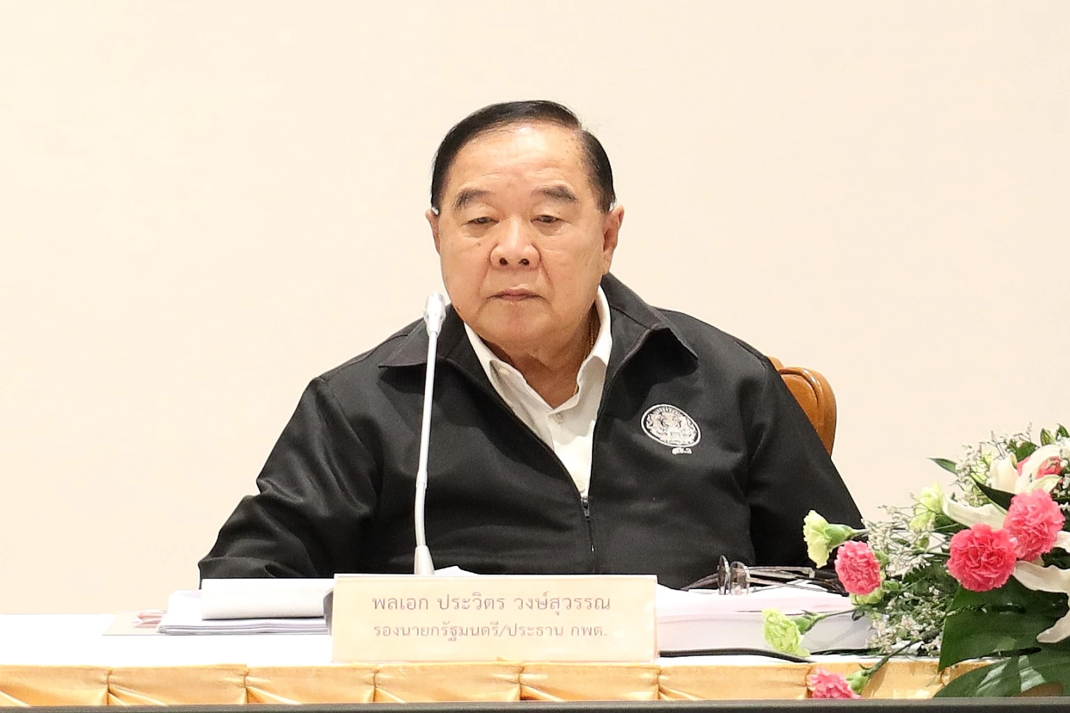 พล.อ. ประวิตร วงษ์สุวรรณ หัวหน้าพรรคพลังประชารัฐ