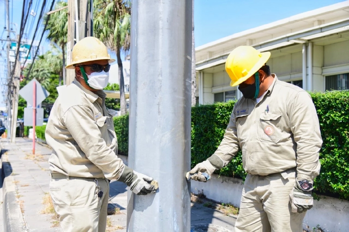 "MEA" ระดมกำลัง ตรวจสอบความปลอดภัย เสาเหล็กระบบสายส่งไฟฟ้าแรงสูง