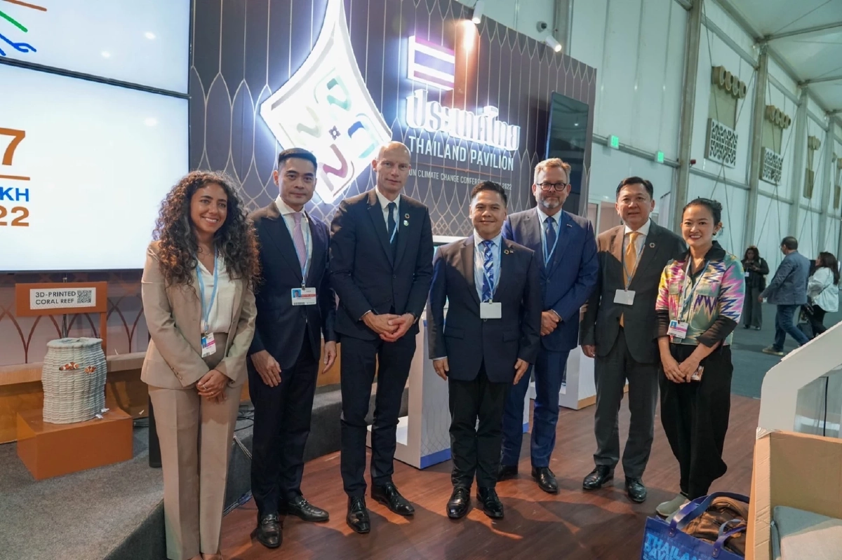 "วราวุธ" เยี่ยมชม Thailand Pavilion พร้อมร่วมการประชุม COP 27