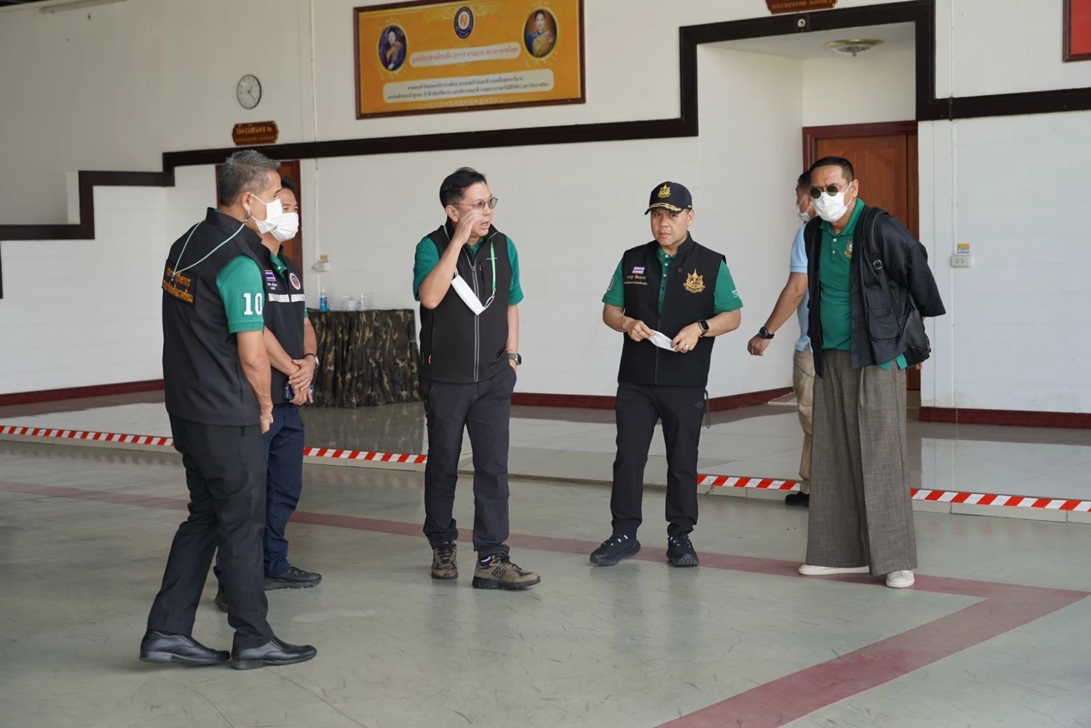 นายวราวุธตรวจการณ์อุทยานแห่งชาติน้ำตกเอราวัณ