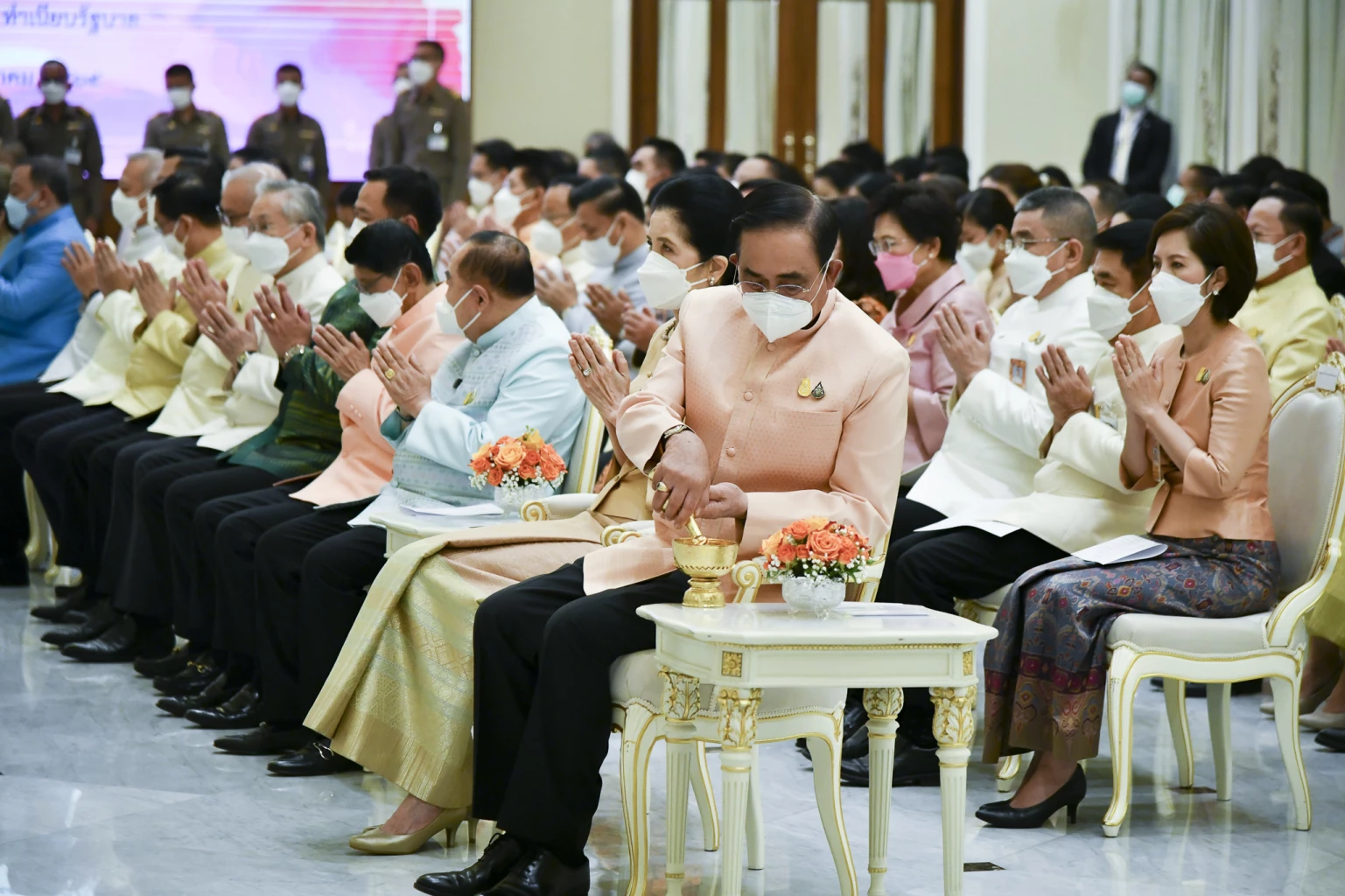 พิธีเจริญพระพุทธมนต์และเจริญจิตตภาวนา