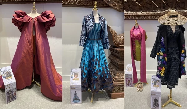 จัดแสดงผ้าไหมไทย