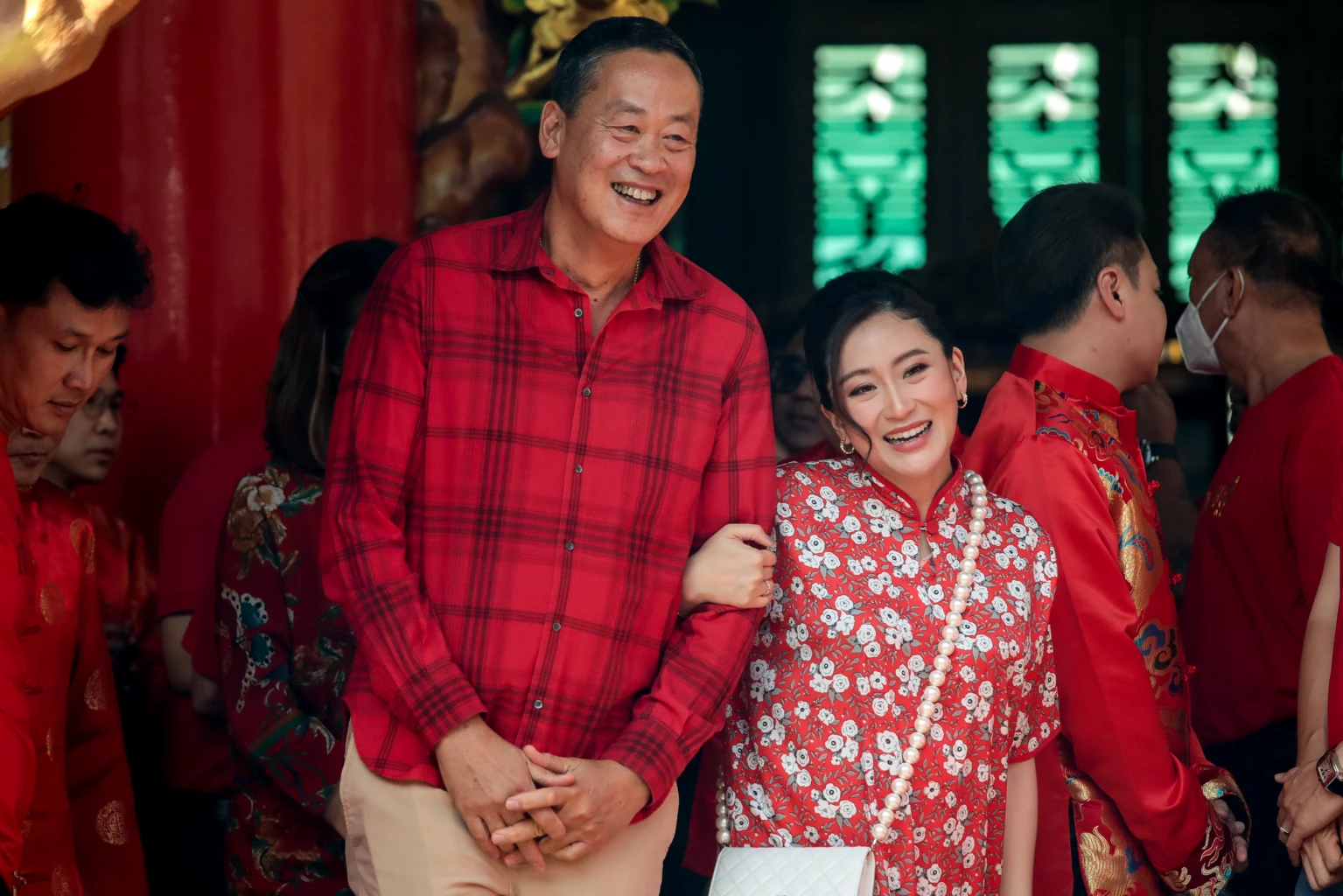  นายเศรษฐา ทวีสิน และ นางสาวแพทองธาร ชินวัตร 