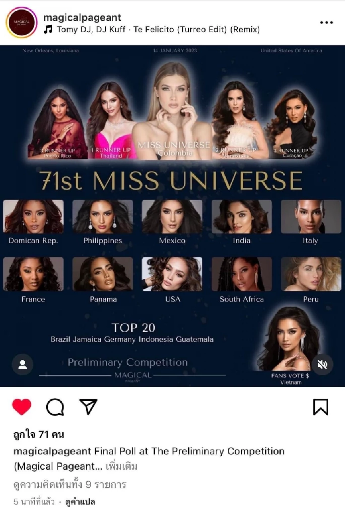 กูรูต่างชาติปลื้ม "แอนนา" ฟันธงหลังพรีลิมฯ เข้ารอบลึกจักรวาล แน่นอน