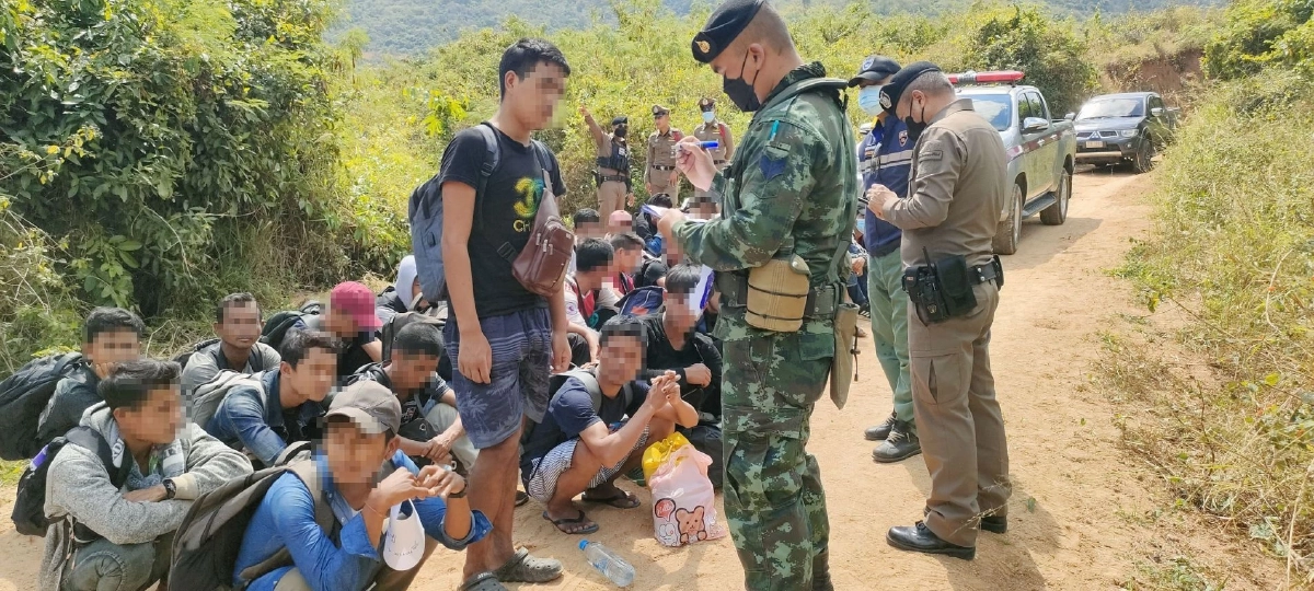 แรงงานที่ถูกจับกุม