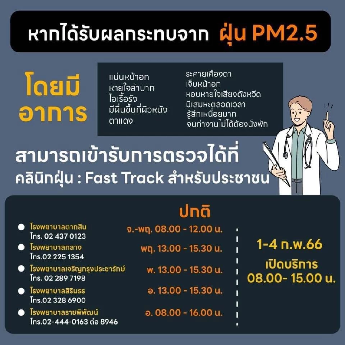 คลินิกมลพิษทางอากาศ 