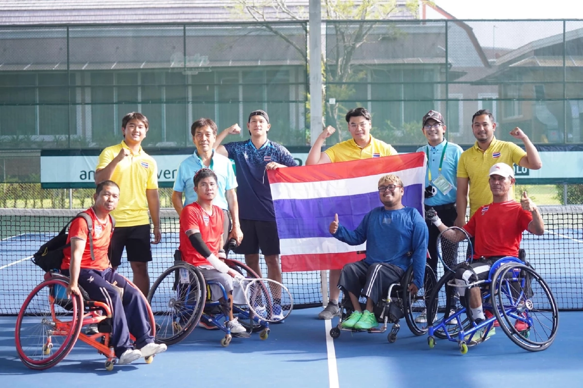 'ควอทวีลแชร์เทนนิสไทย' ฟอร์มร้อนพิชิต'ชิลี 'ซิวตั๋วแข่งชิงแชมป์โลก