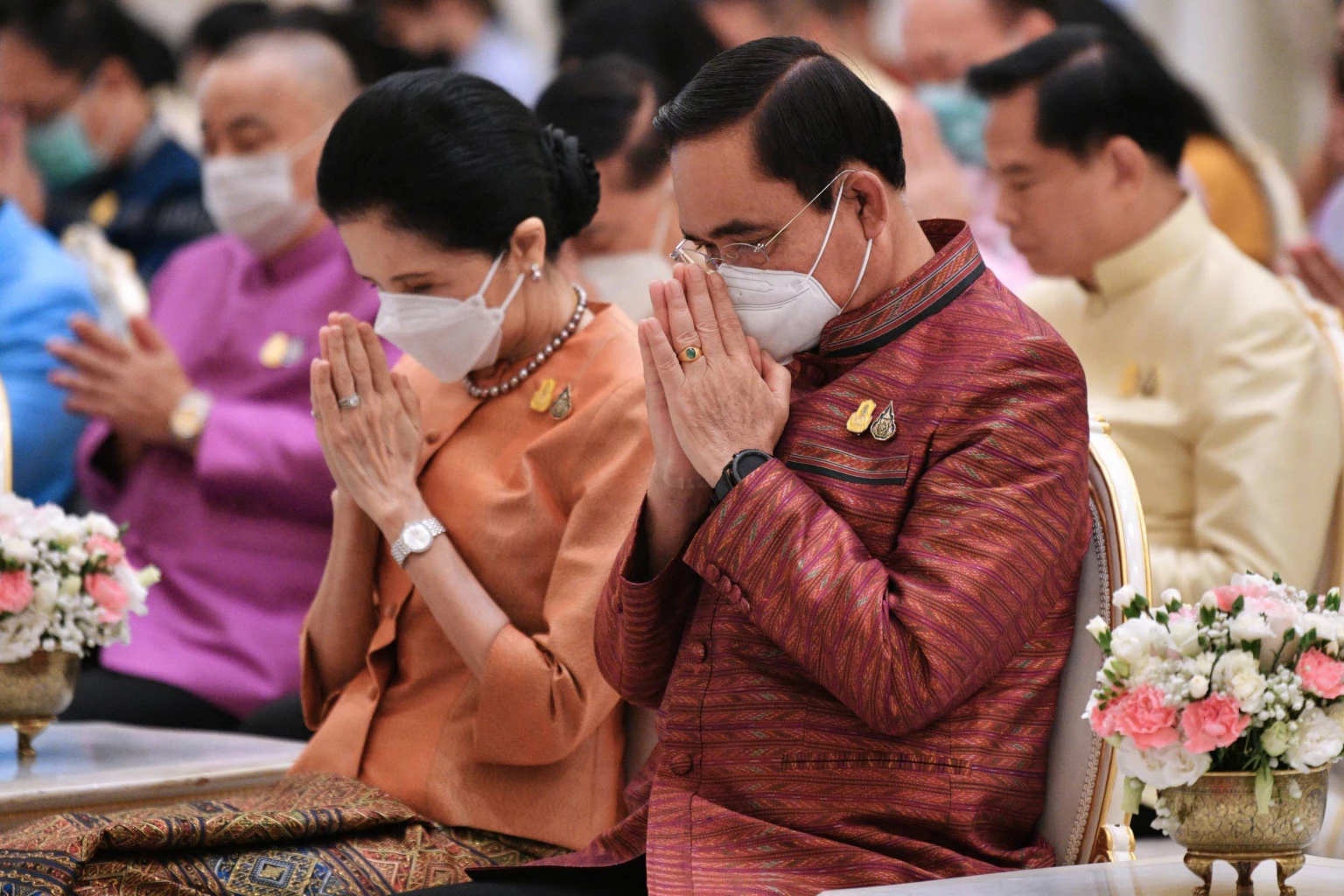 นายยกรัฐมนตรีและภริยา