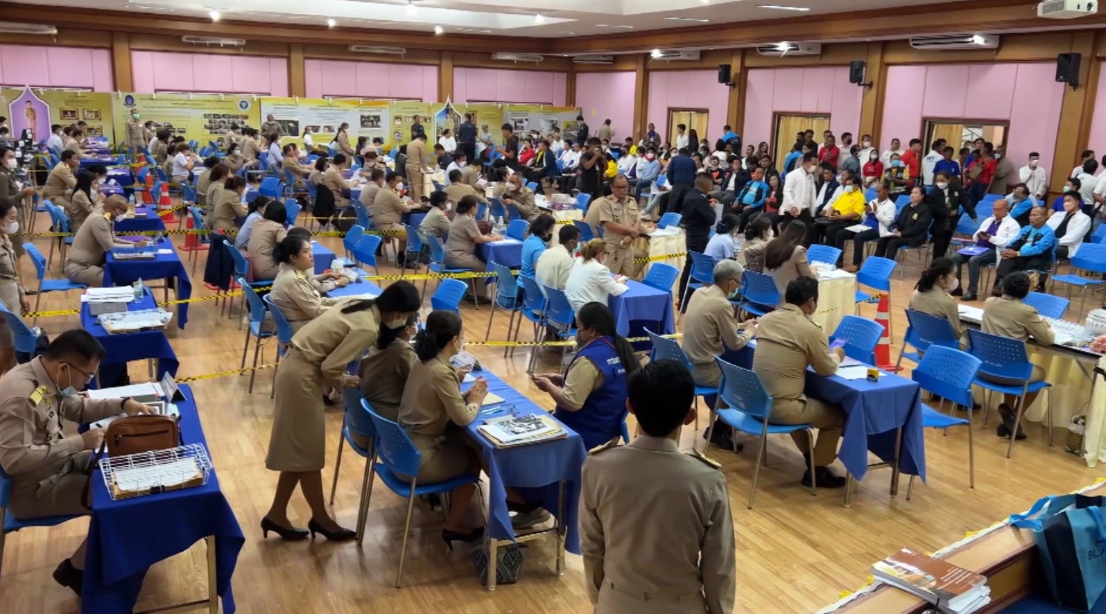 บรรยากาศรับสมัครเลือกตั้ง สส.ศรีสะเกษ 