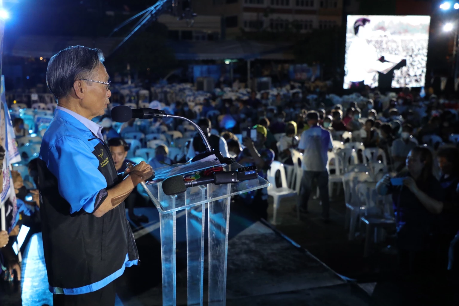 ชวน หลีกภัย ร่ายยาวไม่หวั่นผลสำรวจจุรินทร์-'ประชาธิปัตย์'ขาลง