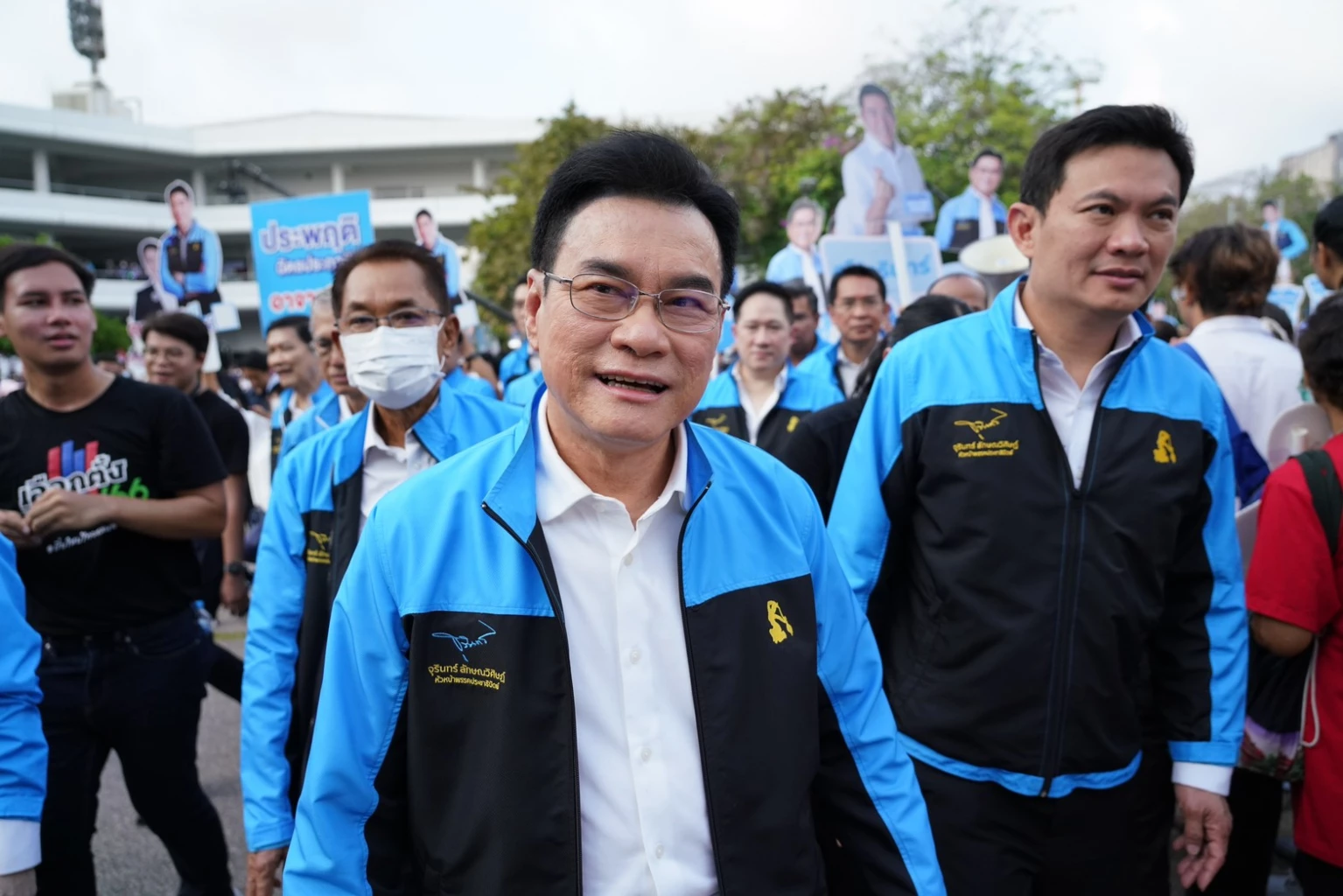 นายจุรินทร์ ลักษณวิศิษฏ์ หัวหน้าพรรคปชป.